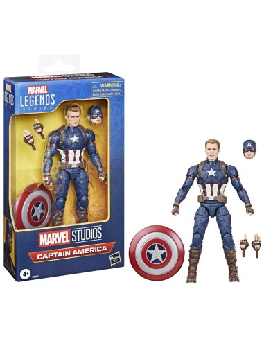 Figura hasbro marvel legends series capitán series