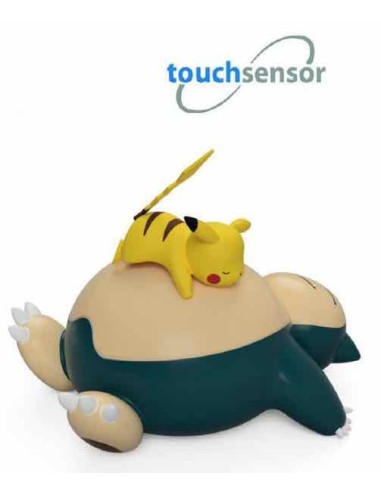 Lampara led teknofun madcow entertainment pokemon snorlax & pikachu