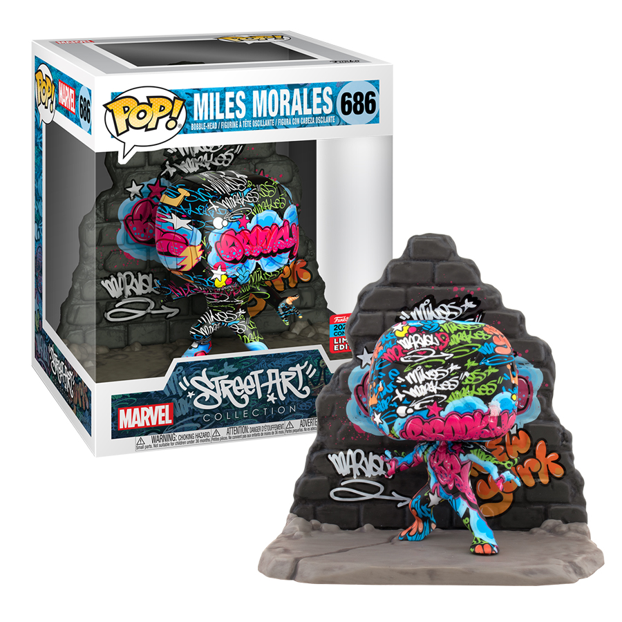 Funko pop deluxe marvel miles morales