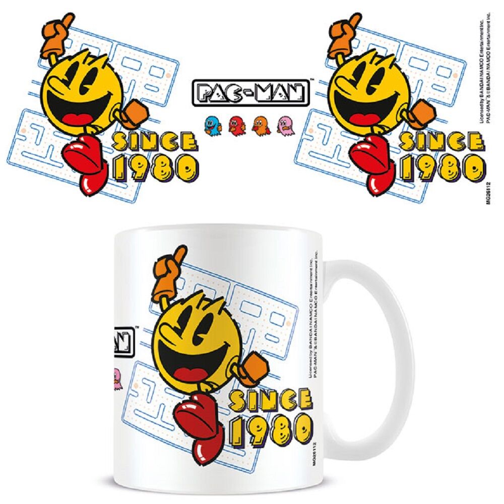 Taza desayuno pyramid videojuegos clasicos pac