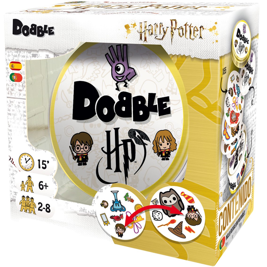 Juego mesa asmodee dobble harry potter