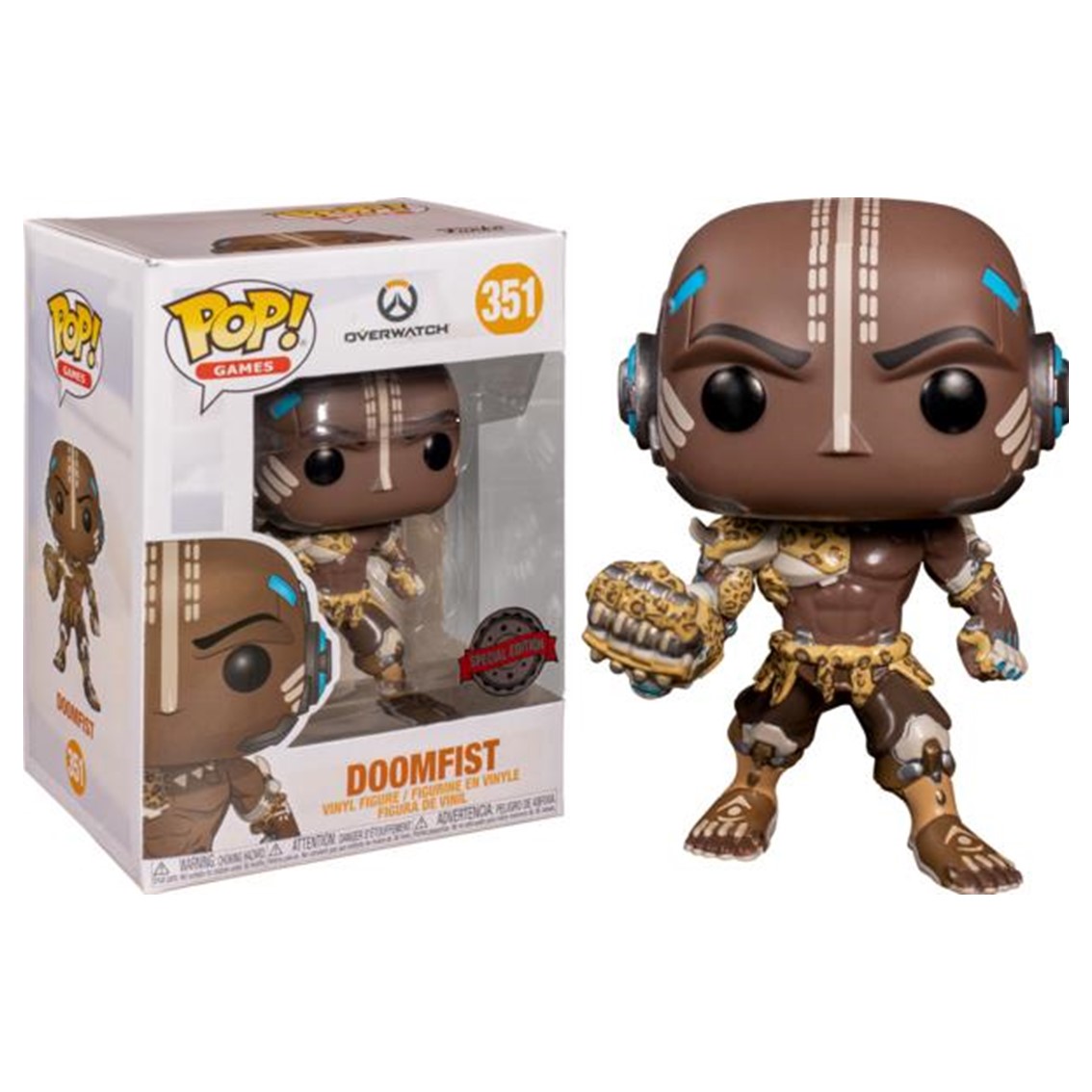 Funko pop overwatch leopard doomfist exclusivo