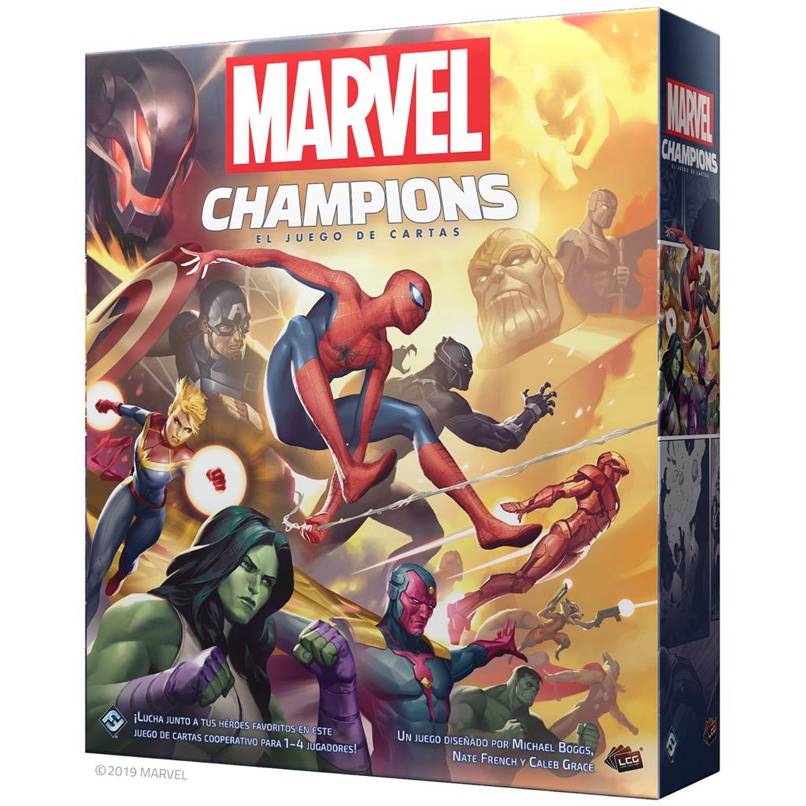 Juego mesa asmodee marvel champions: el