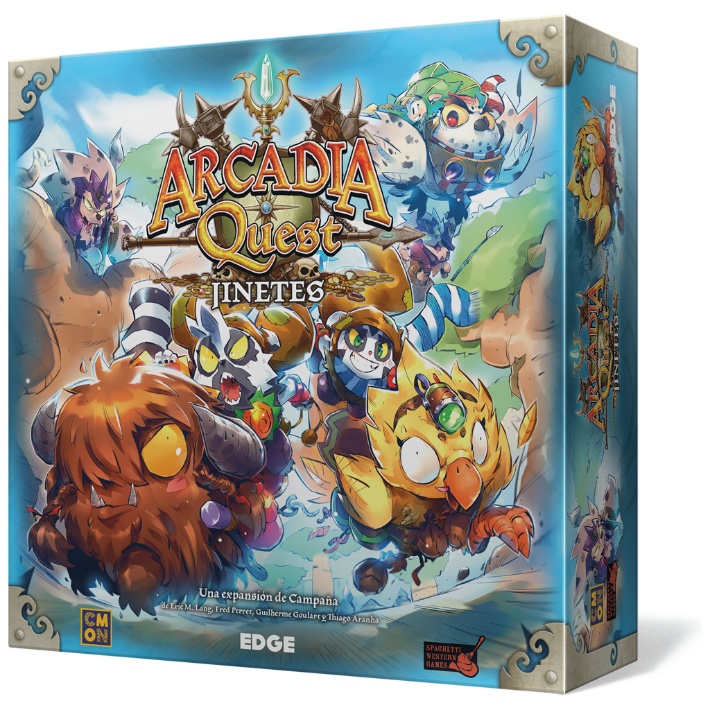 Juego mesa arcadia quest jinetes pegi