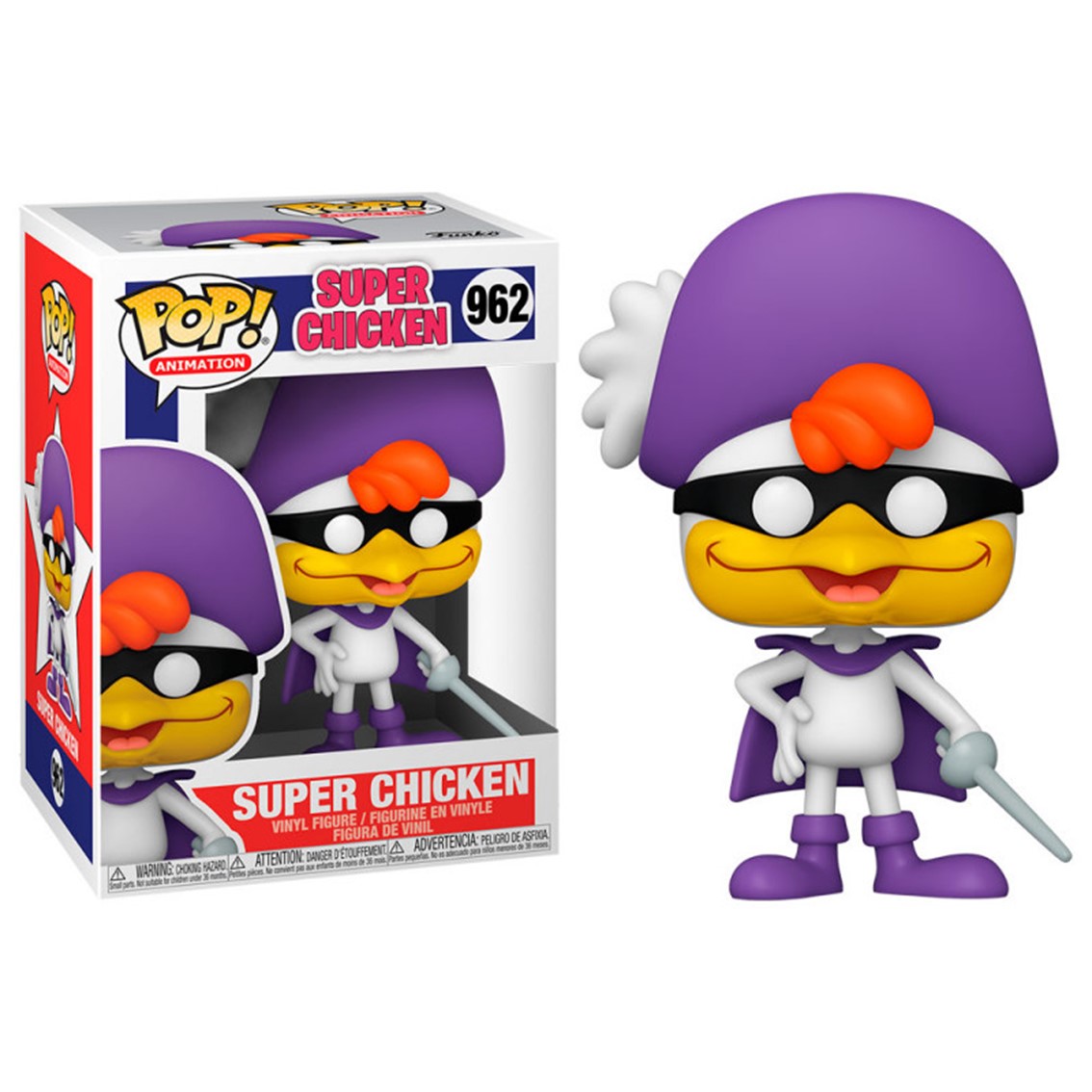 Funko pop animacion super chicken super