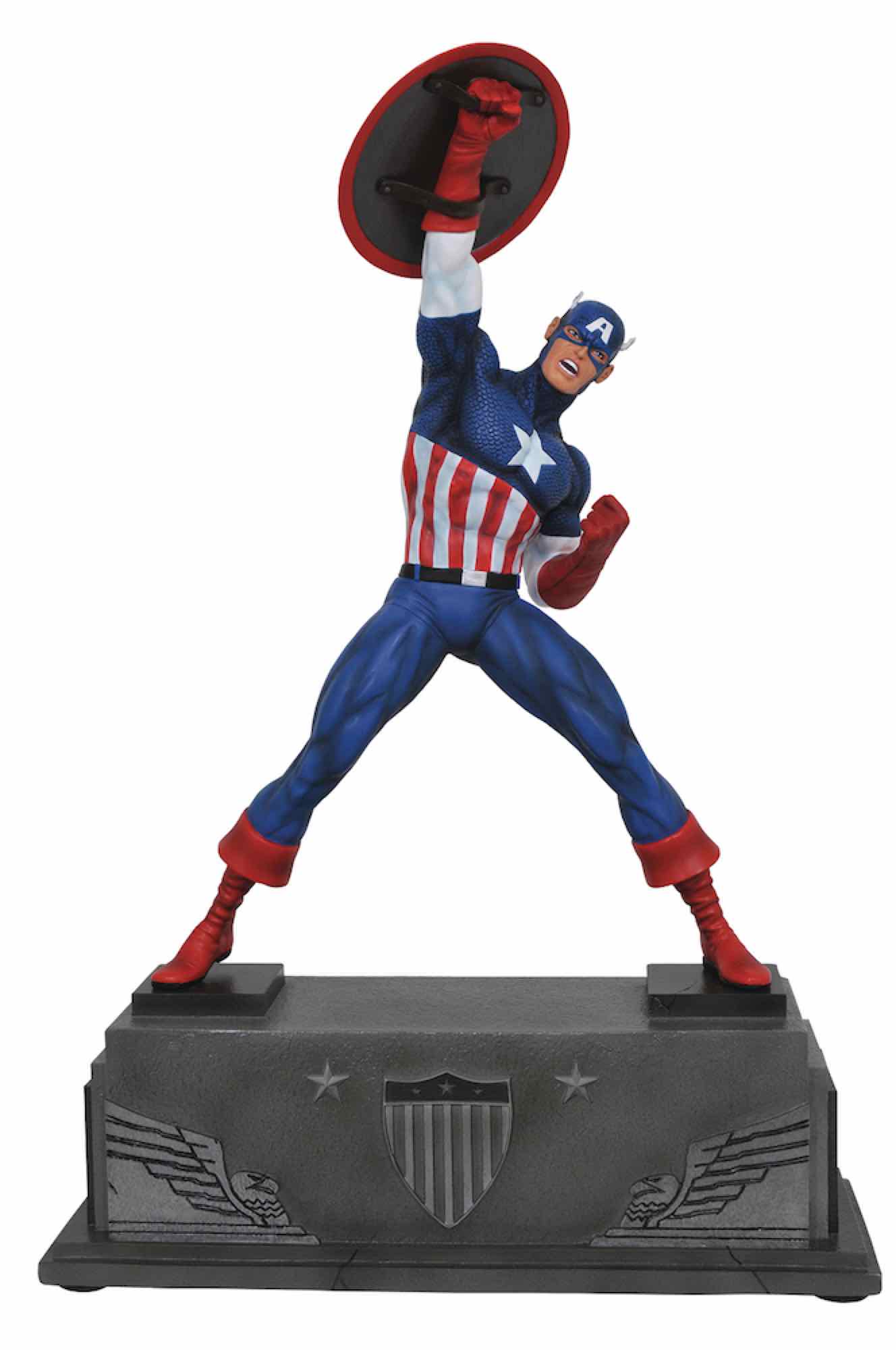 Figura diamond collection marvel avengers capitan