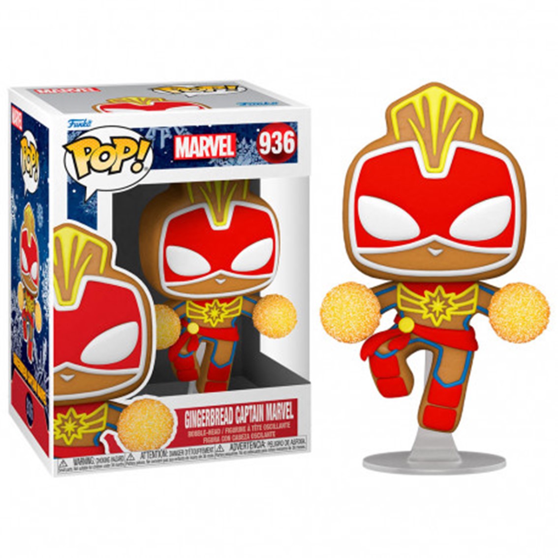 Funko pop marvel navidad galleta jengibre