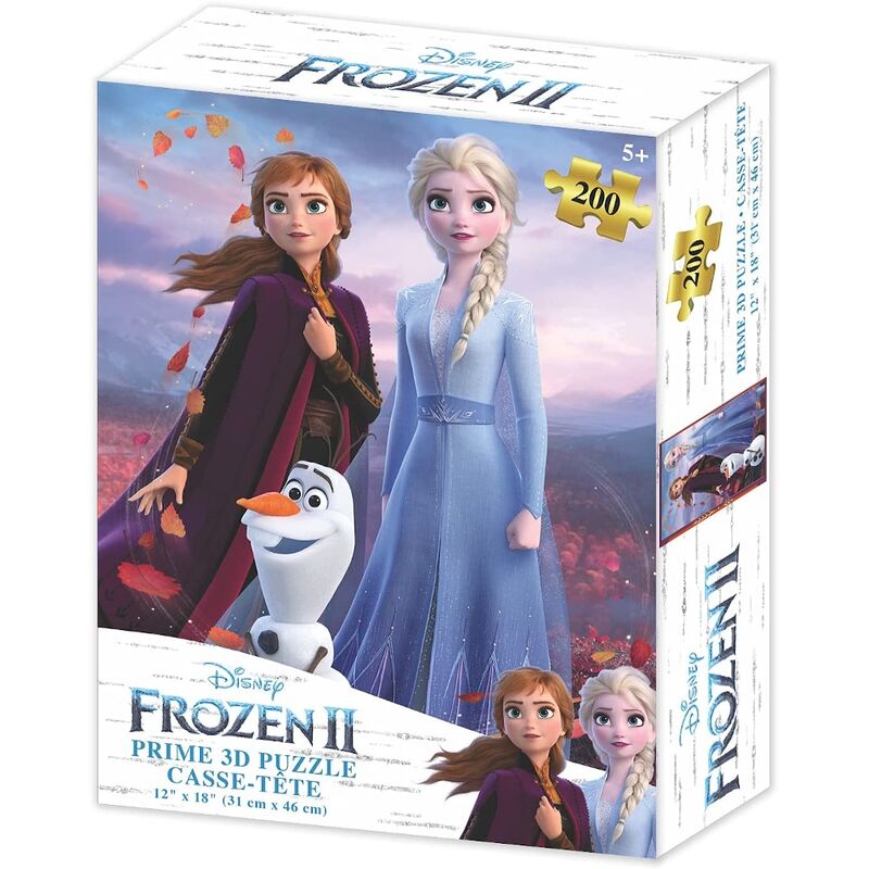 Puzzle lenticular prime 3d disney frozen