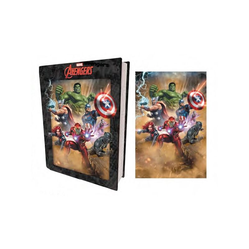 Puzzle libro lenticular prime 3d marvel