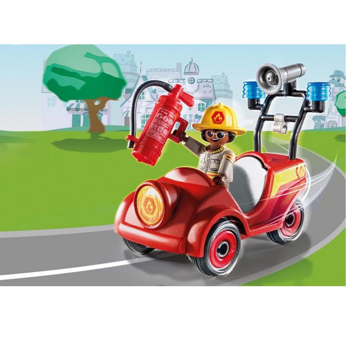 Playmobil d.o.c. mini coche bomberos