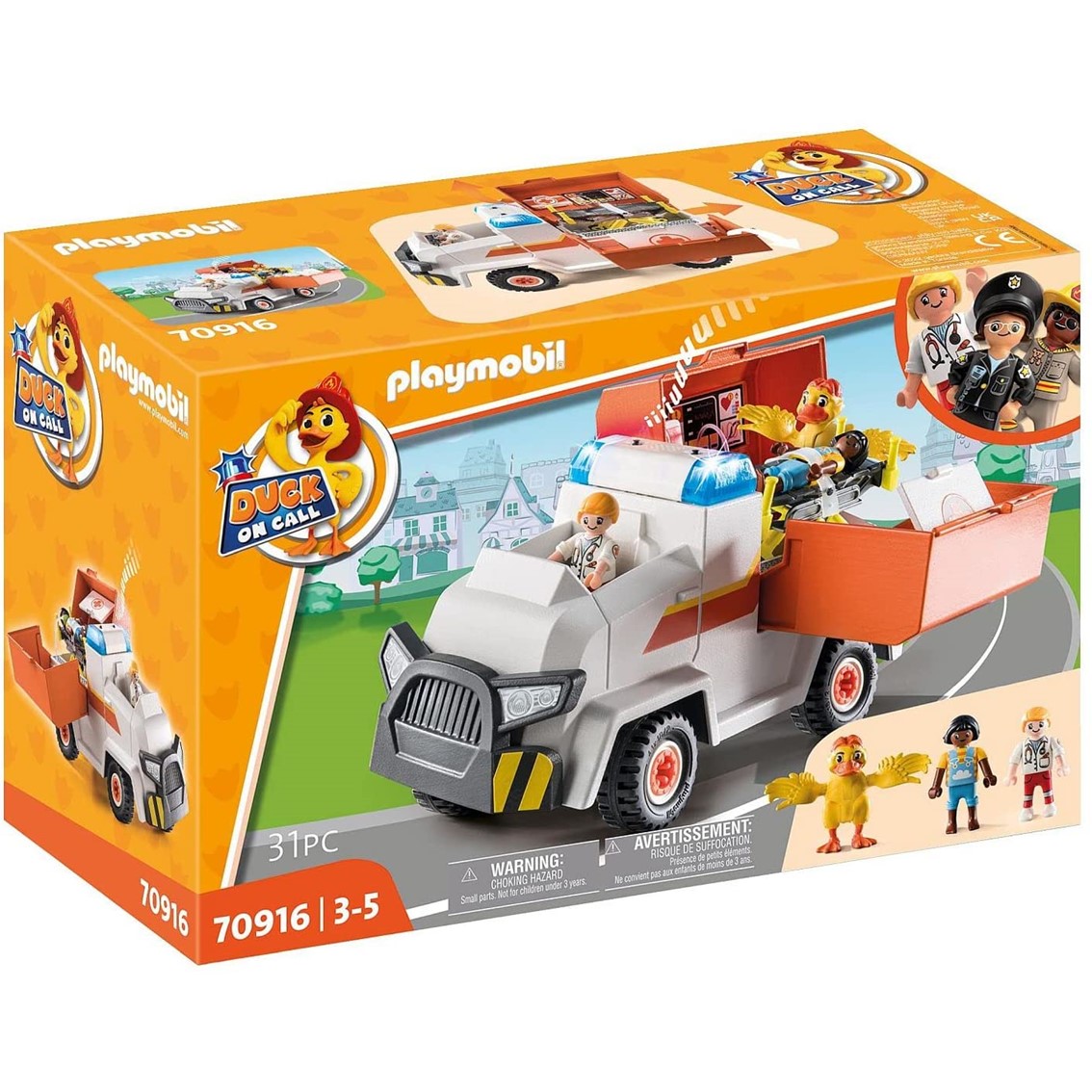 Playmobil duck on call vehiculo emergencia