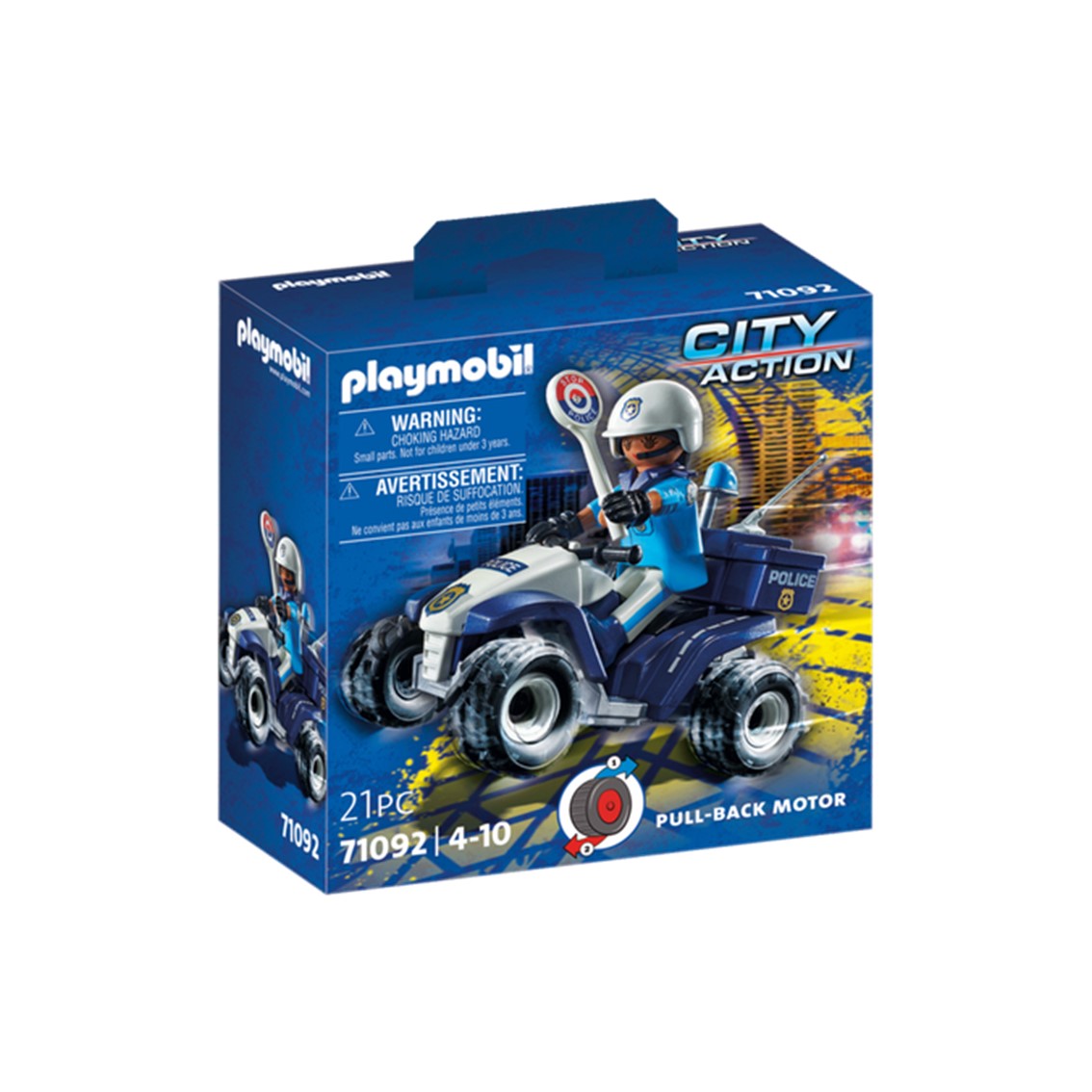 Playmobil policia -  speed quad