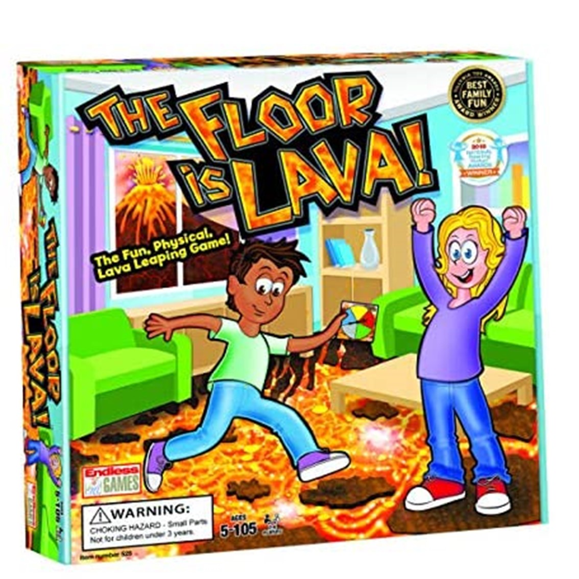 Juego mesa floor is lava pegi