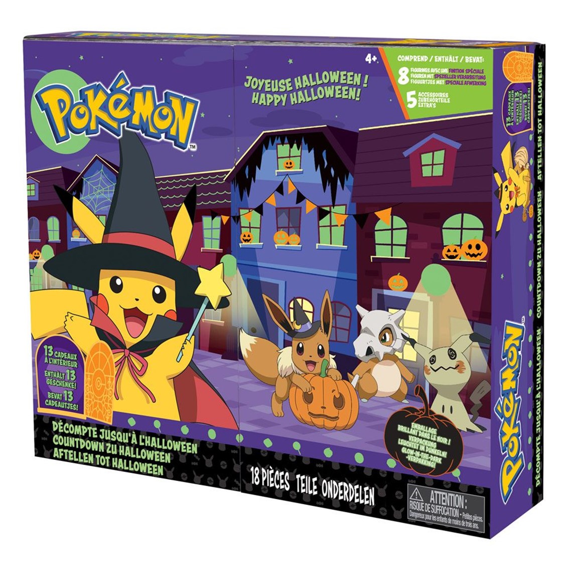 Calendario halloween pokemon