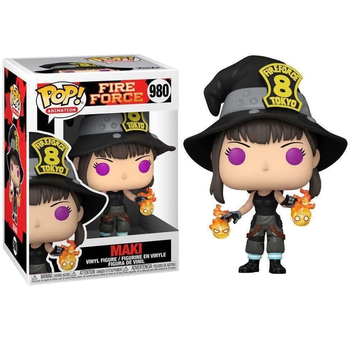 Funko pop fire animacion force maki