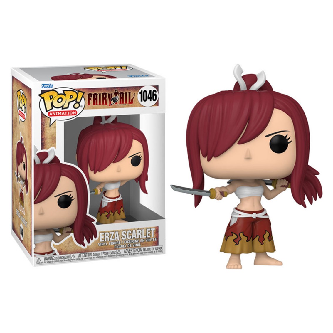 Funko pop animacion fairy tail erza