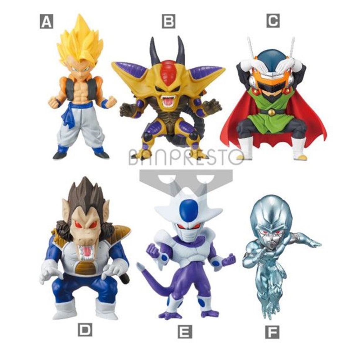 Figuras banpresto dragon ball wcf treasure