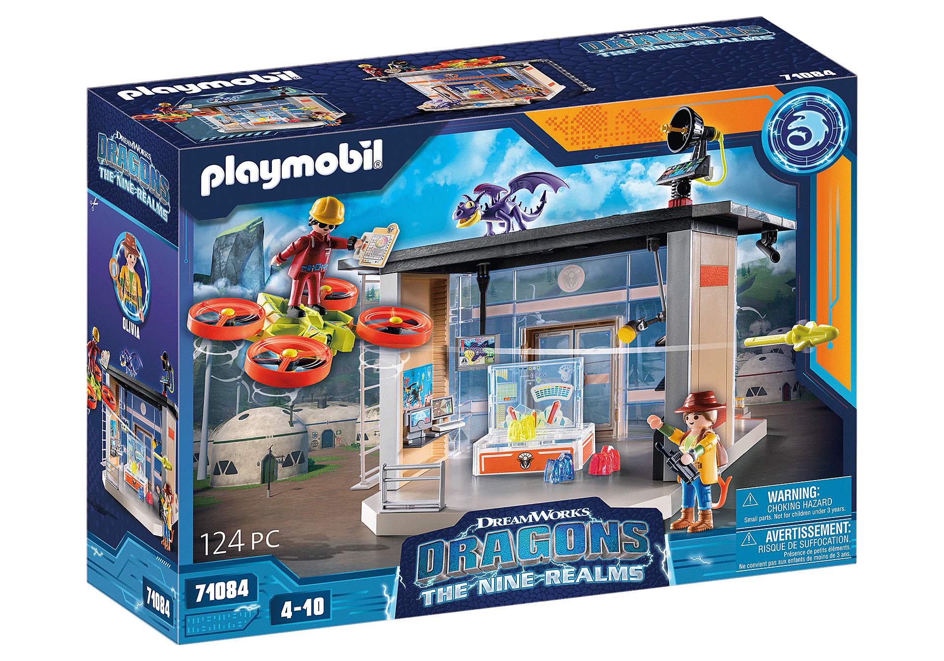 Playmobil dragones: nine realms : laboratorio