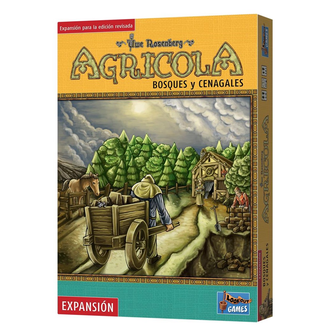 Juego mesa agricola bosques y cenagales