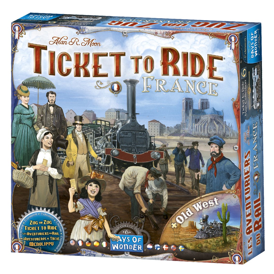 Juego mesa aventureros al tren francia