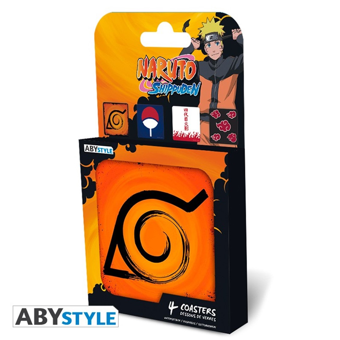 Set 4 posavasos naruto shippuden -