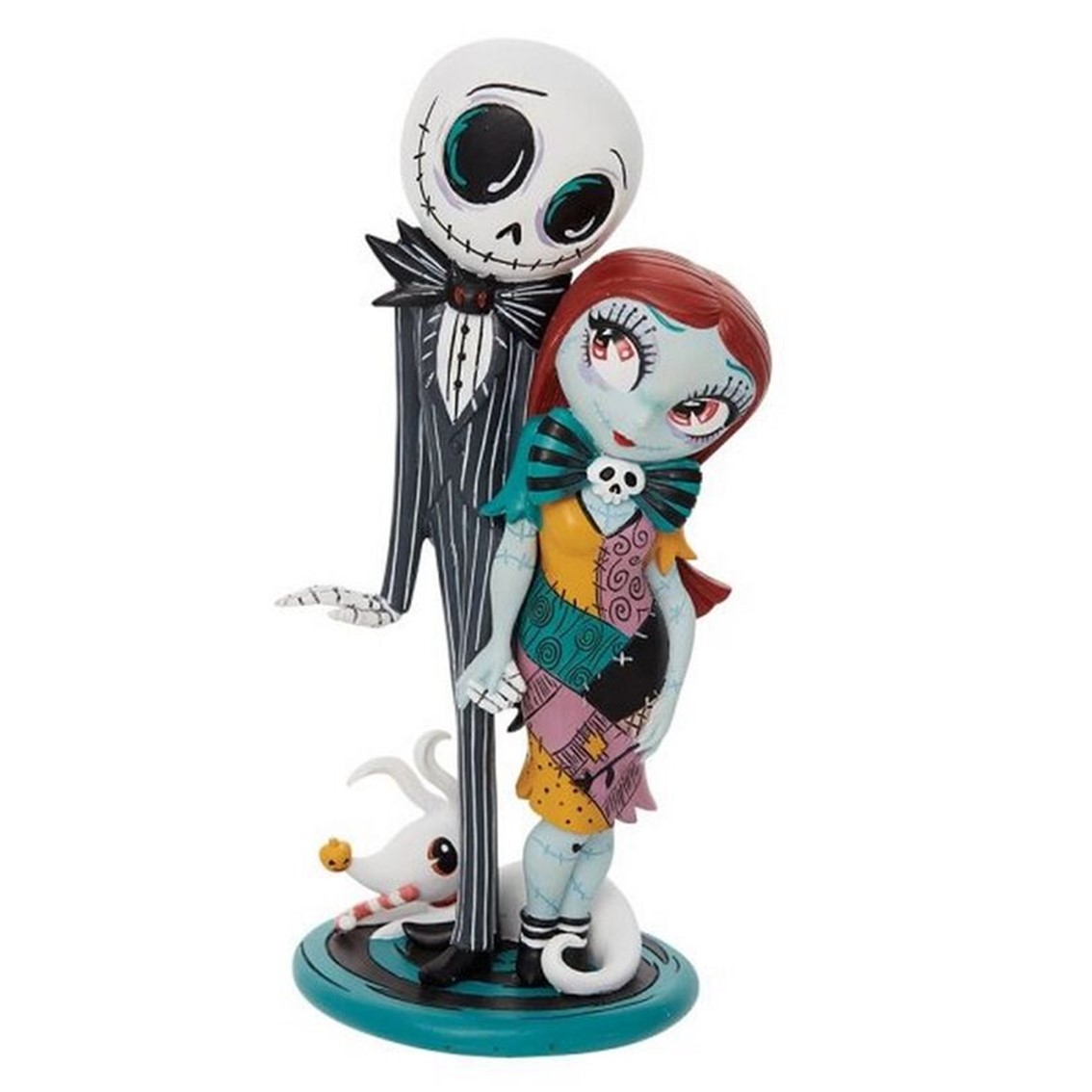 Figura decorativa enesco disney jack sally