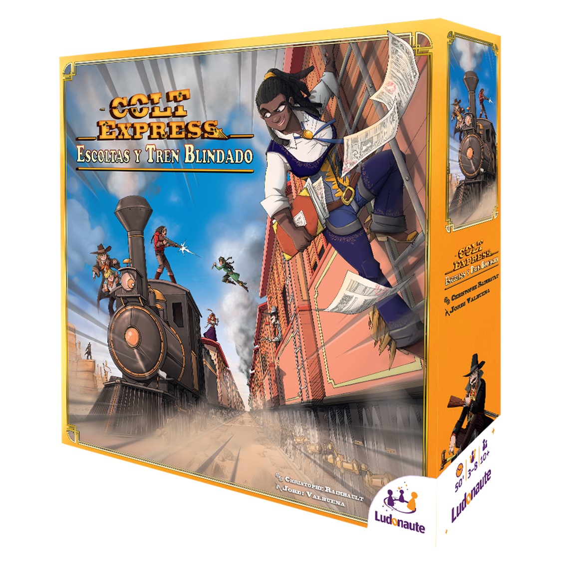 Juego mesa colt express: escoltas y