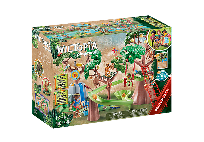 Playmobil wiltopia -  parque infantil jungla