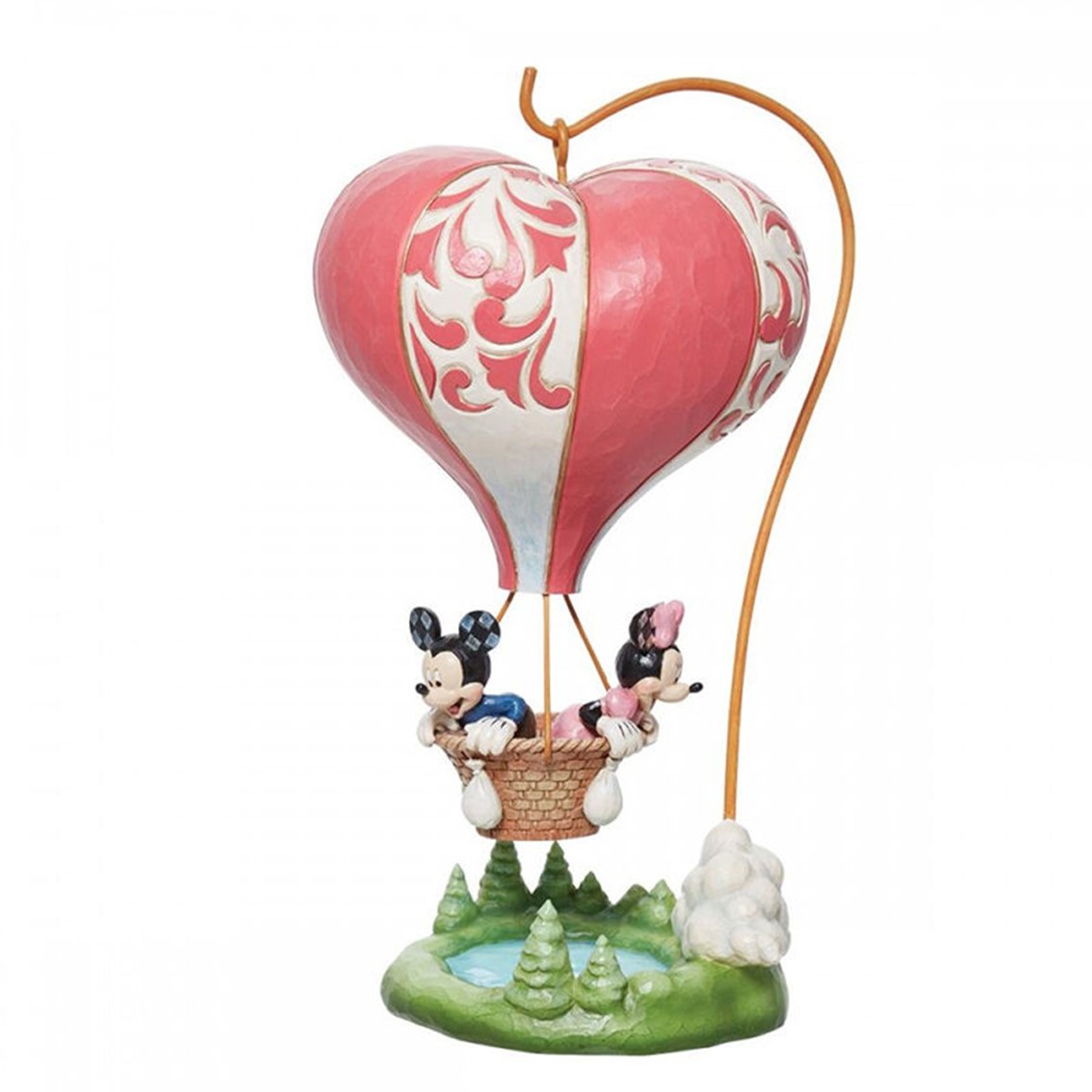 Figura decorativa disney mickey & minnie