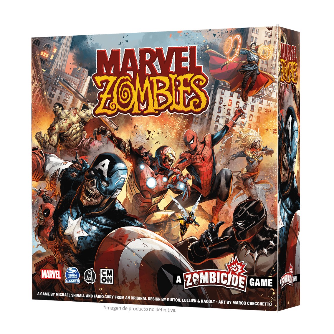 Juego mesa marvel zombies edad recomendada