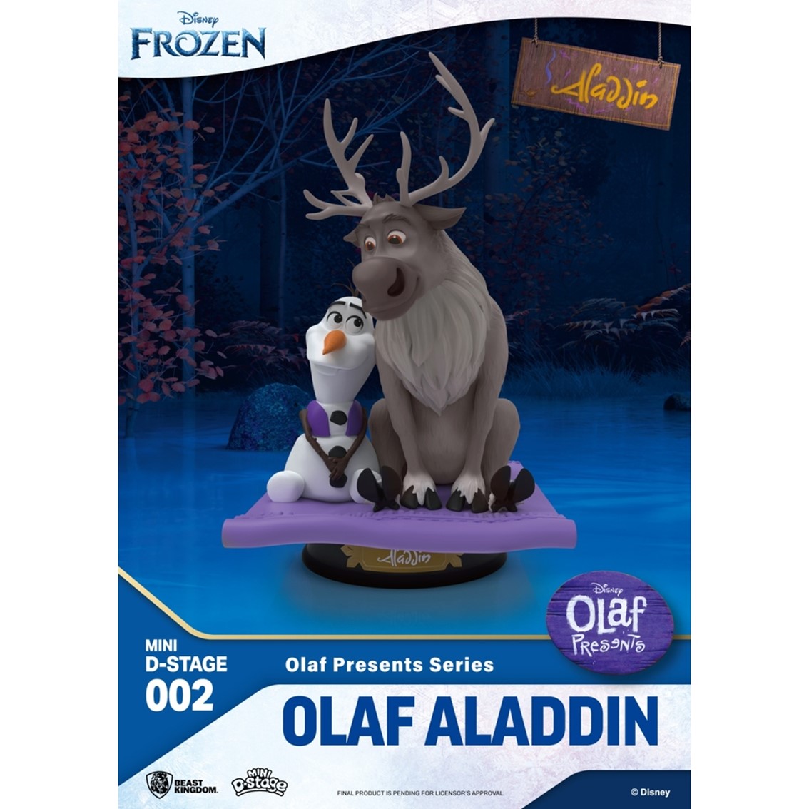 Figura beast kingdom minidstage disney olaf