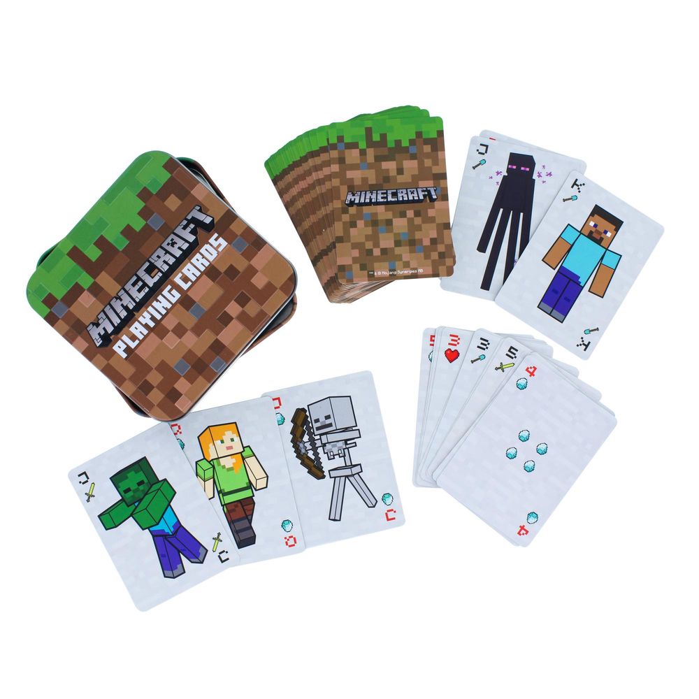 Juego cartas paladone minecraft