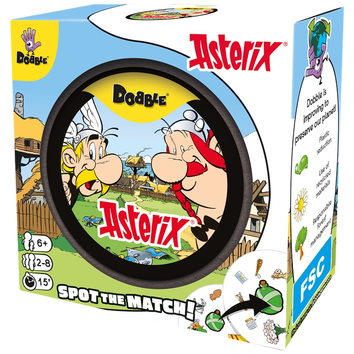 Juego mesa dobble asterix pegi 7