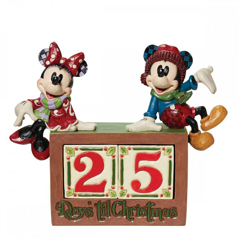 Figura enesco disney mickey & minnie