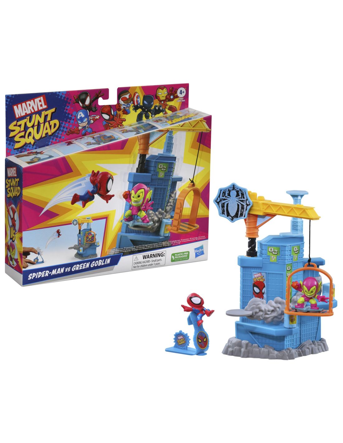 Set juego hasbro marvel stunt squad